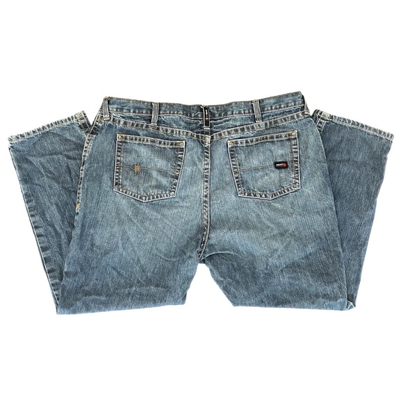 Ariat Jeans Mens W44 Blue Denim 44X32 M3 Loose FR Flame Resistant Western Cowboy - Picture 3 of 16